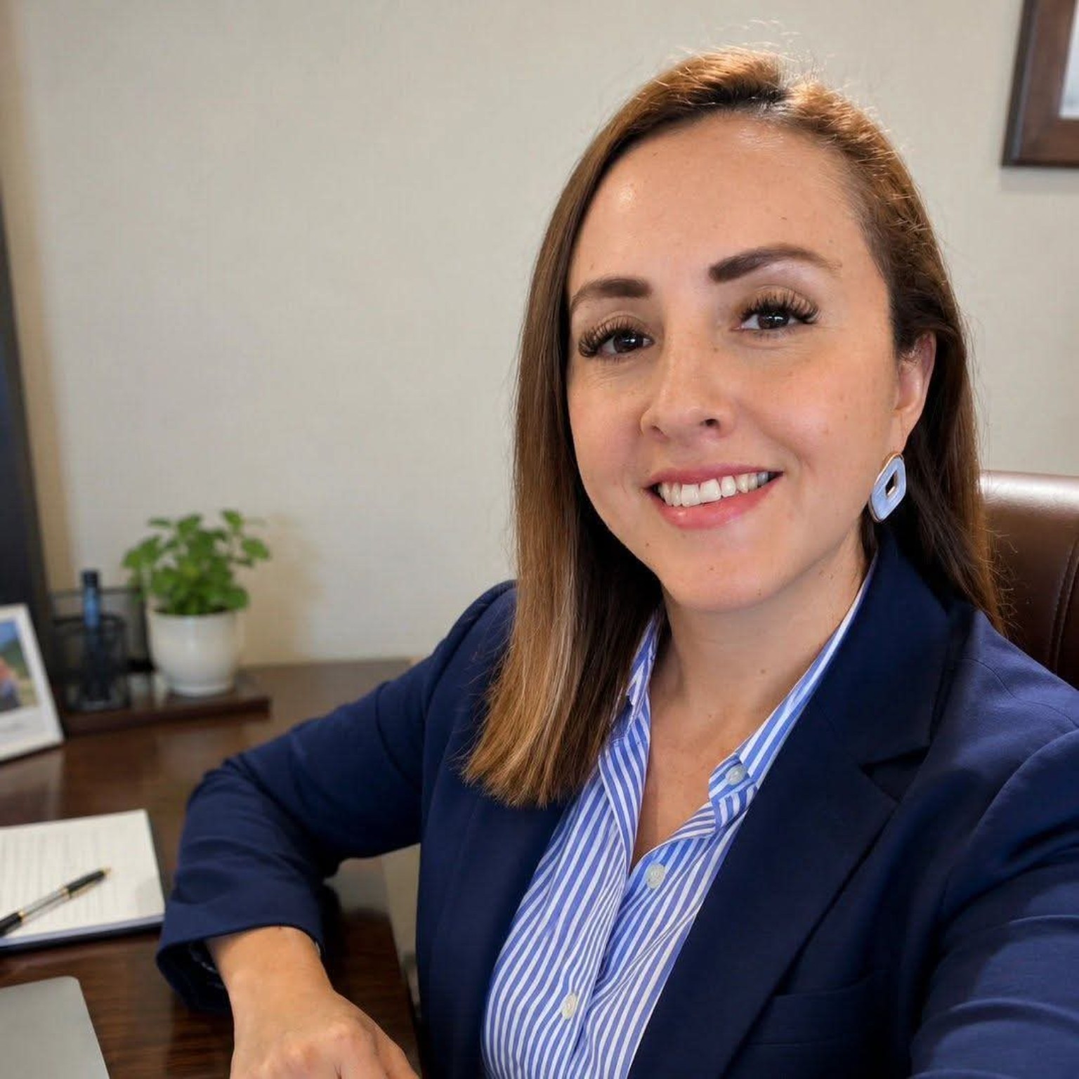 Janeth Vázquez, asesora de seguros